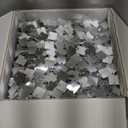 COKAOBE Silver Shimmer Wall Backdrop, 36PCS Square Sequin Shimmer Backdrop Panel, Photo Backdrops for Birthday, Anniversary, Wedding, Graduation & Bachelorette Party Decoration