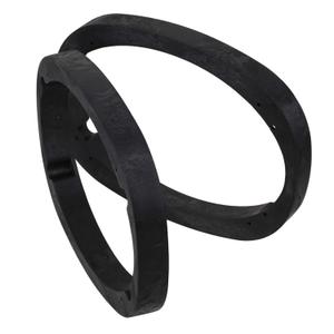 RDEXP Black 46" x 9" Solid Universal Speaker Adapter Mount 1" Depth Ring Adapter for Car Sound Tool Set of 2