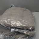 Chair Cushions for Dining Chairs, 4 Pack Soft and Comfortable Chair Cushions Pads with Ties, Seat Cushions for Kitchen Chairs, Dining Room (4 Pack 17x16, Brown)