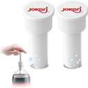 Jokari Fizz Keeper Pump Cap for 2 Liter Soda Bottles 2 Pack Pressurizing Carbonation Saver for Soft Drinks Reusable Cap Keeps Soda Fizzy Dishwasher Safe for 1 to 2 Liter Bottles