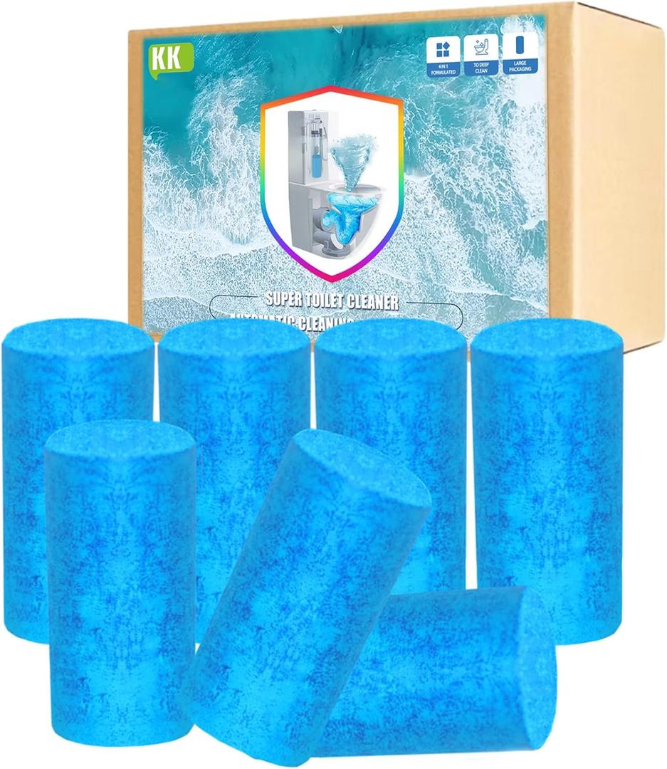 Clean Soon Krazy Toilet Cleaner, 7Pcs Krazy Pro Toilet Cleaner Easy to Use Leaving Fresh and Clean