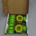 A ANLEOLIFE AC14RL3A String Trimmer Replacement Line with AC14HCA Cap, 11ft/0.065" Autofeed Spools for 18V, 24V and 40V Cordless Trimmers(6 Spools & 1 Cap)