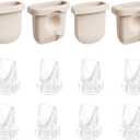 TOVVILD 12PCS Duckbill Valves Silicone Diaphragms Compatible with eufy E10/E20/S1/S1 Pro Replacement Parts, Wearable Breast Pump Accessories