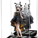 Acrylic Display Case Clear Action Figure Display Case with Mirrored Back, Dustproof Protection Display Box Alternative Glass Case for Collectibles Figures Models Doll Toys (8x8x12 inch; 20x20x30cm)