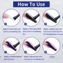 Artdone 16 Colors Chrome Nail Powder, Iridescent Aurora Powder Metallic Mirror Effect Pigment Pearlescent Mermaid Pigment Pearl Glitter Dust Kit, Nail Art Decoration, Resin Craft