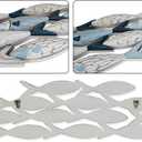 SAILINGSTORY Wooden Fish Wall Decor Coastal Beach Decoration for Home Lake House Decor Extra Large
