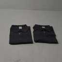 Hanes Men's EcoSmart Pocket Polo Shirt, Short Sleeve Polo, Pack of 2 (Large, Charcoal Heather)
