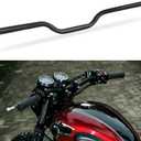 DREAMIZER 7/8 motorcycle handlebars, Universal 22mm Handlebars Motorcycle Bars for Bobber Cafe Race Dirt Bike and More