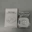 for Apple Watch Magnetic Charging Dock - Fast Magnetic Charger Stand, Compatible with Apple Watch Series 2/3/4/5/6/7/8/9/10/Ultra 1 2, Supports Nightstand Mode, Portable Design for Travel (White)