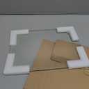 Tempered Glass Cutting Board for Kitchen Counter, Clear Cutting Board for Countertop with Rubber Feet  Heat, Scratch, Shatter Resistant, Dishwasher Safe, Easy to Clean, 10x14"