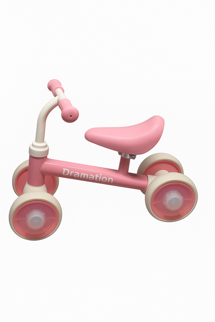 Light Up Wheel Baby Balance Bike | 1 Year Old Girl Gifts & 1st Birthday Gift | Ride on Toys for One Year Old Girls, Toddler Walker, Princess Pink
