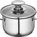 Kchenprofi Mini Stockpot with Glass Lid, 0.7 Quart, 4.75" Diameter