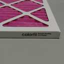 Colorfil 20x25x1 Air Filter (2-Pack) | Made in the USA | Color Changing | Remove Cat and Dog Odor | MERV 8 for Pet Hair Dander and Dust | 19.5"x24.5"x0.75" Exact Size