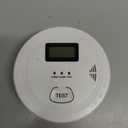 2 in 1 CO & Smoke Alarm,Carbon Monoxide Detectors, with Battery, Smoke Detector,85dB in Alarm,for Home and Kitchen,LCD Screen,Easy to Install