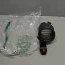 Master Lock Cable Lock, Set Your Own Combination Bike Lock, 6 ft. Long, Black, 8122D