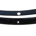 FATECIM Batwing Windshield Windscreen Trim with Rubber Gasket for Harley Touring Electra Street Tri Glide Ultra Limited 2014-2019 Gloss Black