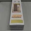 AJAZZ 100% Blackout Magnetic Door Curtain Accordion Doors Interior Closet Door Curtain Invisible Applicable Bedroom Room Living Room Doorway (Grey 52" W x 78" L 1 Panel)