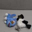 Tiger Derpy Plush Cosplay CostumeHome Decor Animals Pillow for Sofa Bed Decor Throw Pillows Companion (Blue+Black)