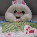 Morph Easter Bunny Costume Adult Deluxe Rabbit Mascot Outfit for Men - Perfect for Easter Costumes and Events