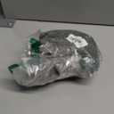 Simplebrand Grey Sheer Curtains 84 Inches Long, Light Filtering Rod Pocket Solid Color Window Sheer Curtain Panels, Elegant Curtains & Drapes for Living Room 2 Panels (Charcoal Grey, 2x42x84'')