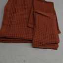Waffle Hand Towels for Bathroom Piece (Brick)– Cotton Quick Dry, Super Soft, Absorbent Towels 1 Set