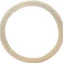 Motoforti Universal 15" Anti Slip Steering Wheel Cover Elastic Stretch Mesh Cloth Cover Accessory for Car Beige Long-Lasting