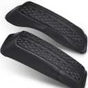 MoKitDora Touring Saddlebag Lid Bra Covers Compatible with 1993-2013 Harley Road King Road Glide Electra Glide Street Glide, Small Lattice Black