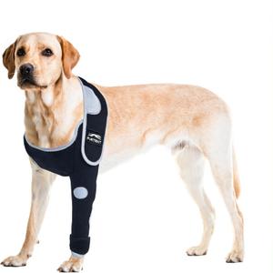 Recovery Sleeve for Dog After Surgery, Waterproof and Soft Breathable Dogs Shoulder Brace E-Collar & Cone Alternative Surgical Suit, Pets Suit Anti Licking Wounds (M)