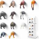12Pcs Add Some Humor and Funny to Your Fridge with Our Wild Animal Butt Magnets - Perfect for Home Refrigerator Magnets for Adults or Kids (Animal Butts)