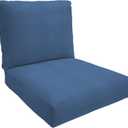 Eddie Bauer Home Deep Seating Outdoor Lounge Cushion, Knife Edge, 24" X 26" X 5", Canvas Regatta