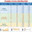 Anlarach Kids Toddler Shoes Boys Girls Athletic Running Shoes Air Cushion Sneakers for Toddler 5 Black