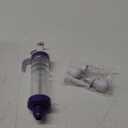 Wilton Dessert Decorator - The Kit Includes a Plunger-Style Tool, 2 Couplers, 1 Fill Tip, 4 Decorating Tips, Plastic, White & Purple