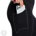 NANJI High Waisted Leggings with Pockets for Women - Buttery Soft, Stretch Yoga Pants, Squat Proof Casual Workout Leggings (Black, M)