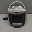 GiveBest Portable Electric Space Heater with Thermostat, 1500W/750W Safe and Quiet Ceramic Heater Fan, Heat Up 200 Square Feet for Office Room Desk Indoor Use, Silver