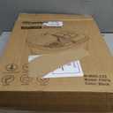 HOSPAN Collapsible Foot Spa with Heat, Bubble, Red Light, and Temperature Control, Foot Bath Massager with 8 Shiatsu Massage Rollers, Pedicure Foot Spa for Relaxation and Stress Relief, Black