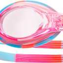 TYR Swimple Tie-Dye Kids' Swim Goggles (Pink)