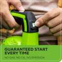 Greenworks 40V Leaf Blower/Sweeper, 150 MPH / 135 CFM, Lightweight, Quiet, with 2.0 Ah Battery and Charger, Perfect for Residential Lawn Care, Leaf Blowing Debris, Dust, Light Snow, and More
