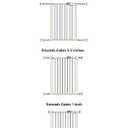 Wall Nanny Extender - 6 Inch Baby Gate Extension Kit -3 Inches Each Side - (Made in USA) Extends Pressure Gates + Protects Walls + Stabilizes Gate - for Child, Pet & Dog Gates (4 Pack) Black
