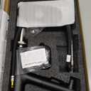 Bathroom Sink Faucet with Pull Out Sprayer, Single Handle Modern Bathroom Basin Faucet with Pop-up Sink Drain Stopper & Deck Plate 1 or 4-inch Centerset 3 Hole, Matte Black