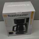 Toastmaster 12-Cup Digital Touchscreen Drip Coffee Maker - Programmable Automatic Coffee Machine - Kitchen Appliance with Keep Warm Setting