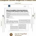 21" Screen Magnifier for Laptop, 3D HD Screen Magnifying
