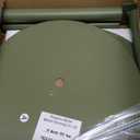 TUTOTAK Tall Round Side Table, Small End Table, Drink Table, Pedestal Side Table, livingroom, Olive Green TB01BOG065