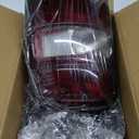 Tail Light Compatible with Chevy Suburban 1500 2500 Tahoe GMC Yukon XL Denali 2000-2006, Halogen Rear Lamp, W/O Bulb Harness, Red Border Amber+White+Red, Left and Right Side, Pair