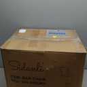 Sidanli Grey Bar Height Chairs, Swivel Barstools with High Backrest, Bar Stools Set of 2 for Kitchen Counter, Coffee Bar, Breakfast Countertop