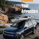 Snailfly Aluminum Roof Rack Cross Bars Fit for 2019-2026 Kia Telluride S SX SX-P EX with Flush Side Rails, Aerodynamic Rooftop Cargo Carrier Luggage with Anti-Theft Lock (Except X-Line and X-Pro)