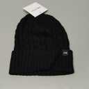 Revony Cable Knit Cuff Beanie for Women  Soft, Cute & Perfect for Everyday Winter Wear (One Size-Medium, Black)