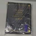 9 Pocket 3 Ring Leather TCG Binder for Baseball, Trading Game, and Sports Card, 30 Pages, Holds 540 Cards (10.8 x 1.8 x 13.5 In)