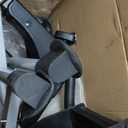 Folding Exercise Bike Pedal Exerciser Portable Desk Bike with LCD Display for Arms and Legs Workout (GRAY)