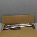 Nickel Wrap Around Curtain Rods:Blackout Heavy Duty Adjustable Window Curtain Rod for Bedroom Kitchen,Modern Decorative Curved French Metal Single Drapery Rod Easy Install,Satin Nickel 36-72"