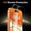 2 x TOCOL for iPhone 17 Pro Max Screen Protector/iPhone 16 Pro Max Screen Protector 6.9-Inch Instant Installation Tempered Glass HD Clear Full Coverage Protection Case Friendly 2 Pack